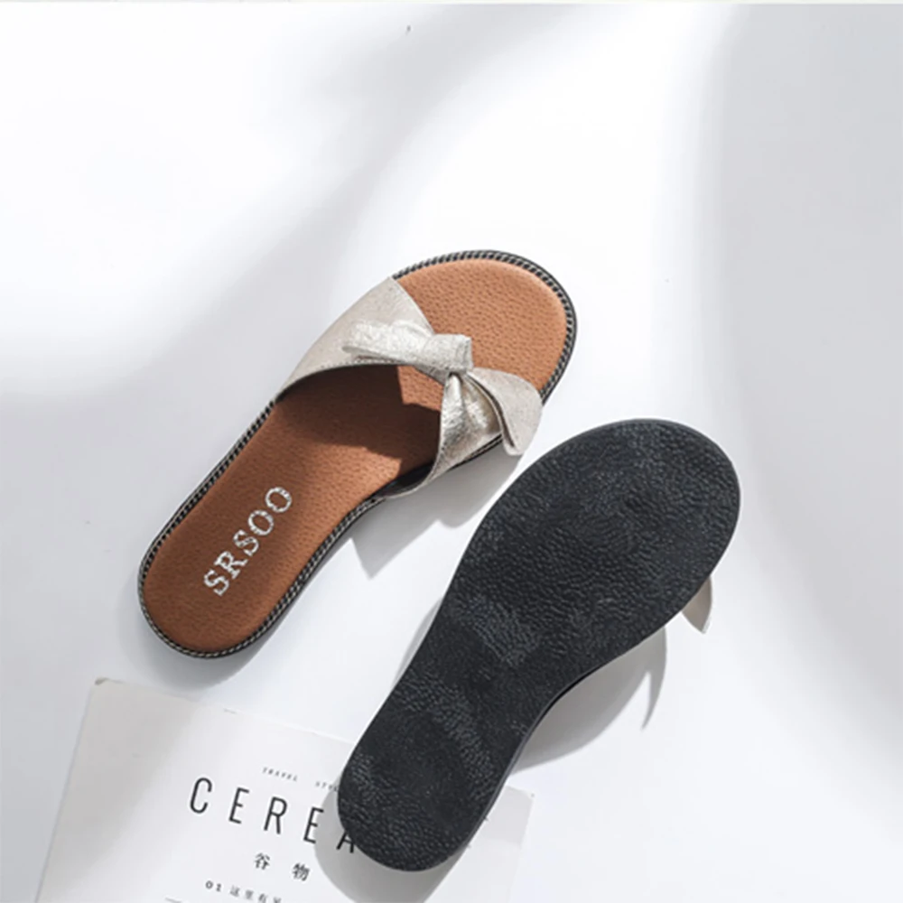 Женские шлепанцы летние универсальные с цветами на плоской подошве 2019|slipper shoes|slide