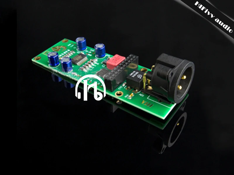 Hifi USB декодер Плата усилителя DAC Amanero Combo384 к XLR выход IIS поддержка DSD 512 32 бит 384K|32bit