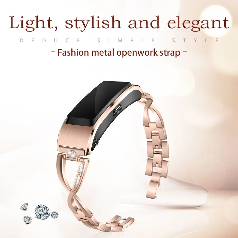 18 мм ремешок из нержавеющей стали для Huawei Talkband B5 HONOR Watch s1 совместимый сменный