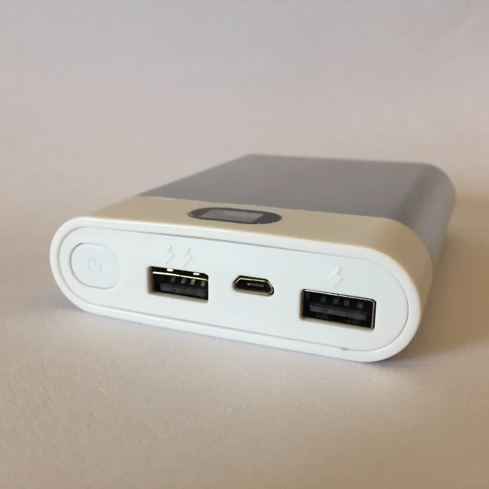 Двойной USB DIY lcd Внешний аккумулятор коробка 4X18650 зарядное устройство для батареи 5 В/2 а внешний аккумулятор чехол для samsung для телефона 5 6s чехол для зарядного устройства и