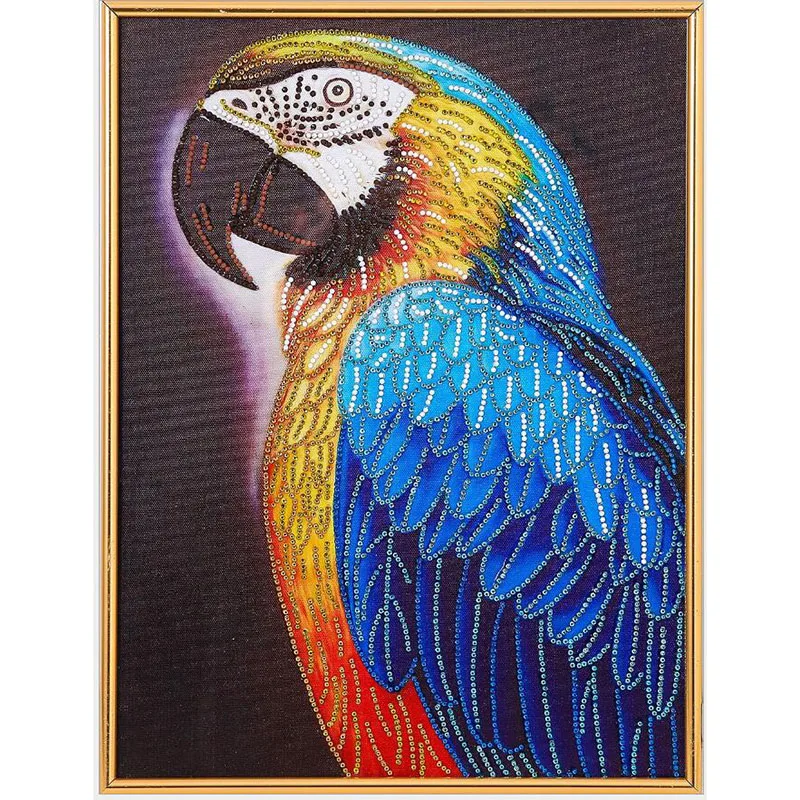 

Special Shaped Diamond Painting Butterfly parrot owl flower DIY 5D Partial Drill Cross Stitch Kits Crystal Rhinestone Arts a109