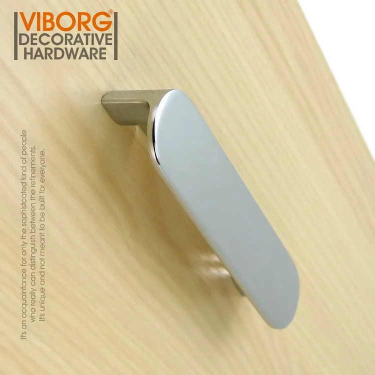 

(1 piece)VIBORG Zinc Alloy 128mm Modern Kitchen Cabinet Cupboard Door Handle Wardrobe Dresser Drawer Handles Pulls Chrome