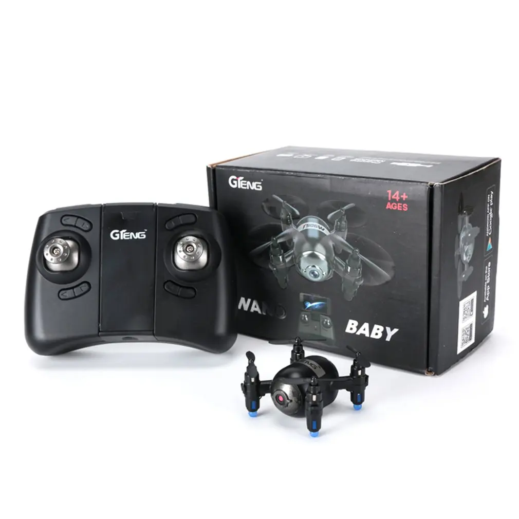 

Gteng T906W 2.4G Mini Drone with Fixed Height Wifi Real-time Transmission Foldable Headless Mode Quadcopter Drone