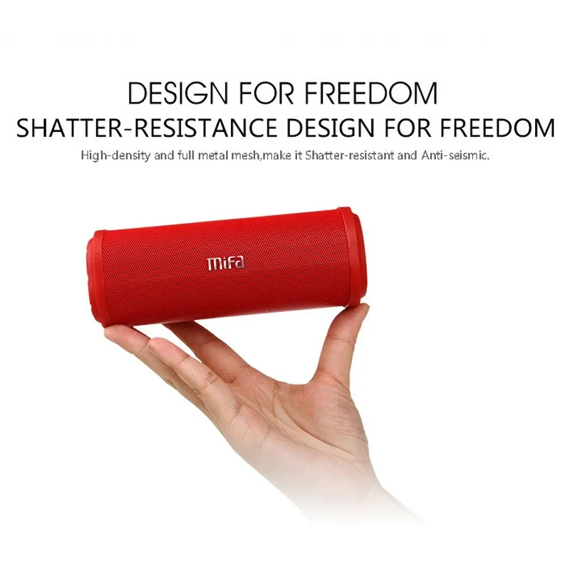 Беспроводная стереоколонка MIFA портативная уличная колонка с Bluetooth 3d объемным