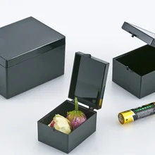 10 шт./лот 7,5x5,5x4,5 см черный свет Экранирование коробки прямоугольный образец коробка Маленький ювелирный лоток для хранения