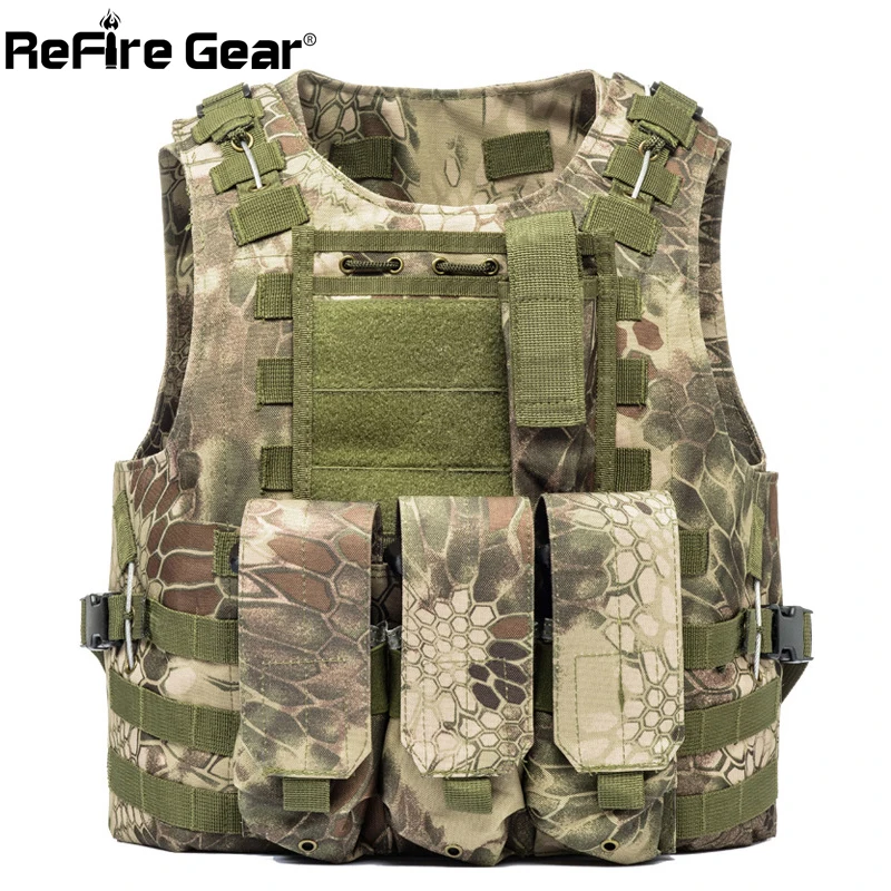 ReFire Gear Molle армейская тактическая жилетка \'s солдат одежда для мальчиков в стиле
