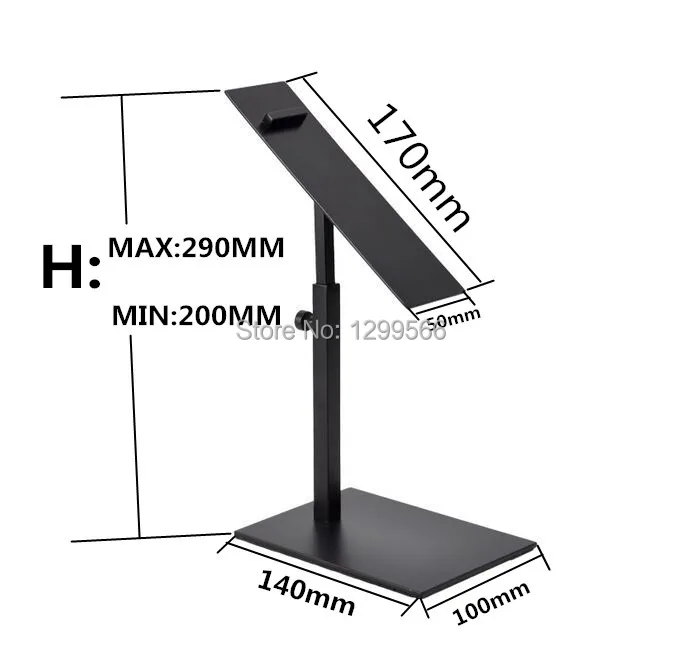10 шт. Черный Цвет Высший сорт металла из нержавеющей стали регулируемый держатель для обуви обувь стойка для показа стенд