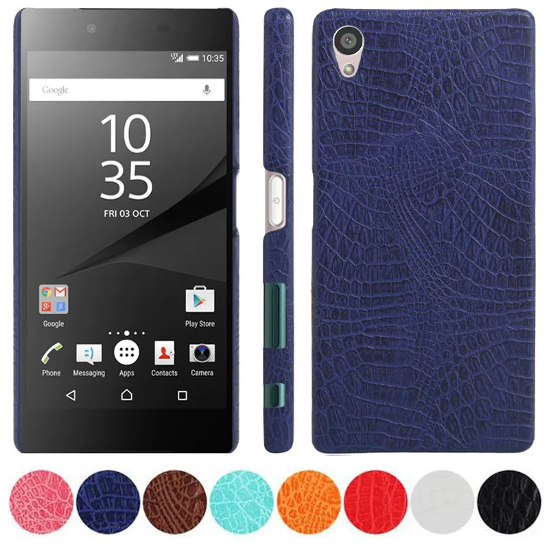 Чехол с крокодиловым узором для Sony Xperia Z5 чехол E6603 E6653 двумя Sim картами E6633 E6683