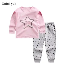 [Unini-yun]/Одежда для девочек; одежда для детей; коллекция года; брендовые комплекты одежды для маленьких девочек; roupas infantis menino; детская одежда с героями мультфильмов
