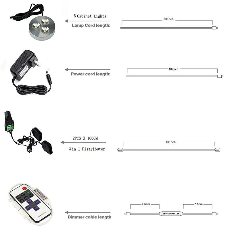 Surface Mounting Under Cabinet LED Lights 04