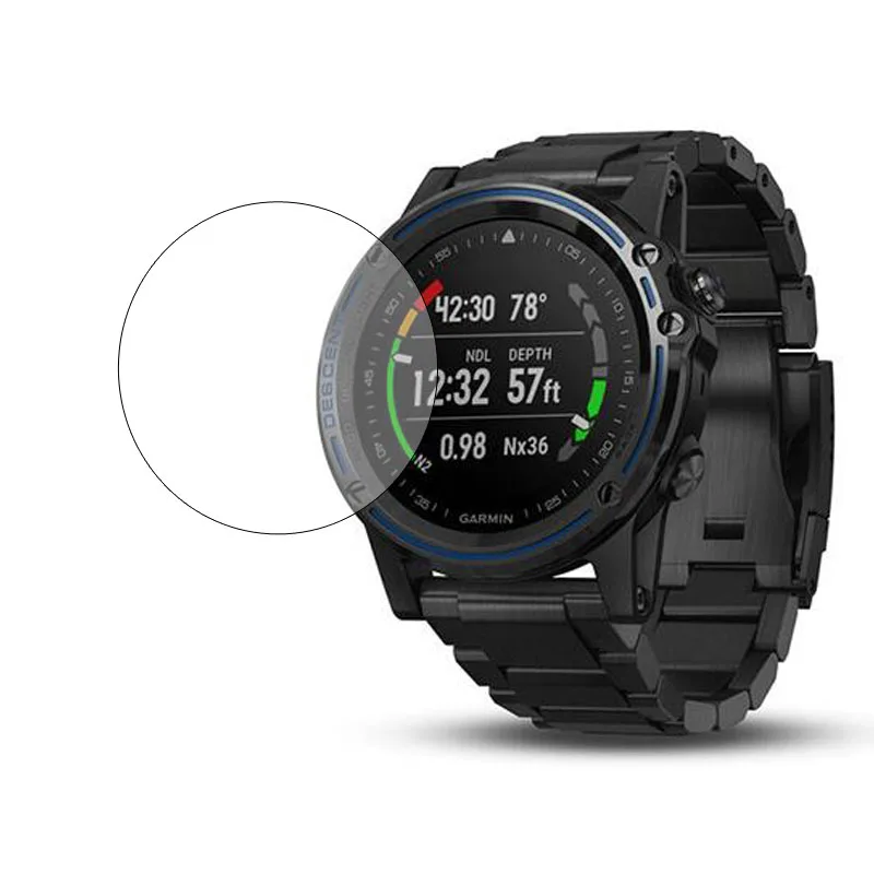

3pcs Soft Clear Smartwatch Protective Film Guard (Not glass) For Garmin Descent Mk1 Smart Watch Display Screen Protector Cover