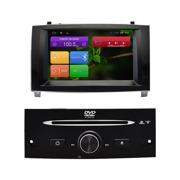 Clearance 7" Android Autoradio Car Multimedia Stereo GPS Navigation DVD Radio Audio Sat Nav Head Unit for Peugeot 407 2005 2006 2007 2008 3