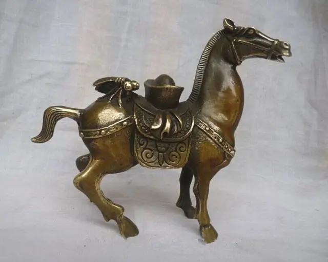 

14.2 cm * / China's copper Ma Yuanbao manual hammer decoration