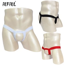 Гей мужчина бандаж G string сексуальные трусики усиленный ремень