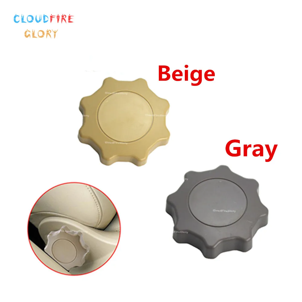 

1J0881671F Beige Gray Seat Adjustment Rotary Knob Cover Cap Beige For Volkswagen Golf Je tta Mk4 1999-2006 Passat B5 1998-2005
