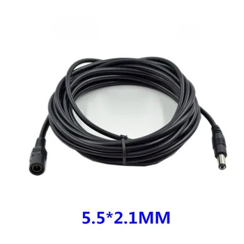 

DC Power Card Wire Connector Plug Adapter Male To Female Power Cable Extension Cord For Monitor 5M