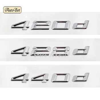 

Plastic 420d 428d 440d Car Emblem Rear Number Letter sticker for BMW 4 Series F32 F33 F36 E46 E39 E90 E60 F10 F30 E36 F20 X5 X3