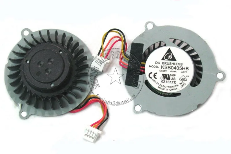 50 шт./лот новый вентилятор для ноутбука asus eee pc 1015T 1015B 1015p 1015pn 1015px 1015pw 1015pem epc1015p KSB0405HB