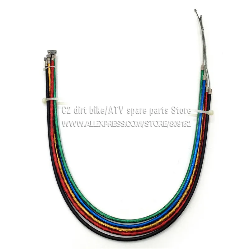 Colourful throttle cable for mini dirt bike ATV 2 stroke | Автомобили и мотоциклы