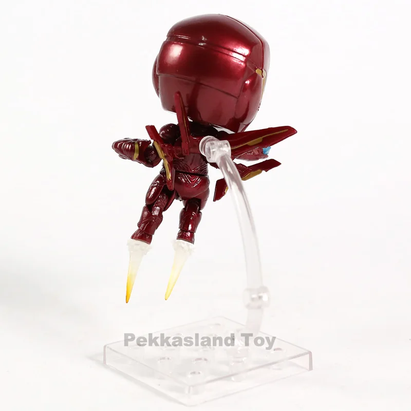 Marvel Мстители Nendoroid 988 Mk50 Железный человек Mark 50 Infinity Edition ПВХ Железный человек фигурка Коллекционная модель игрушки