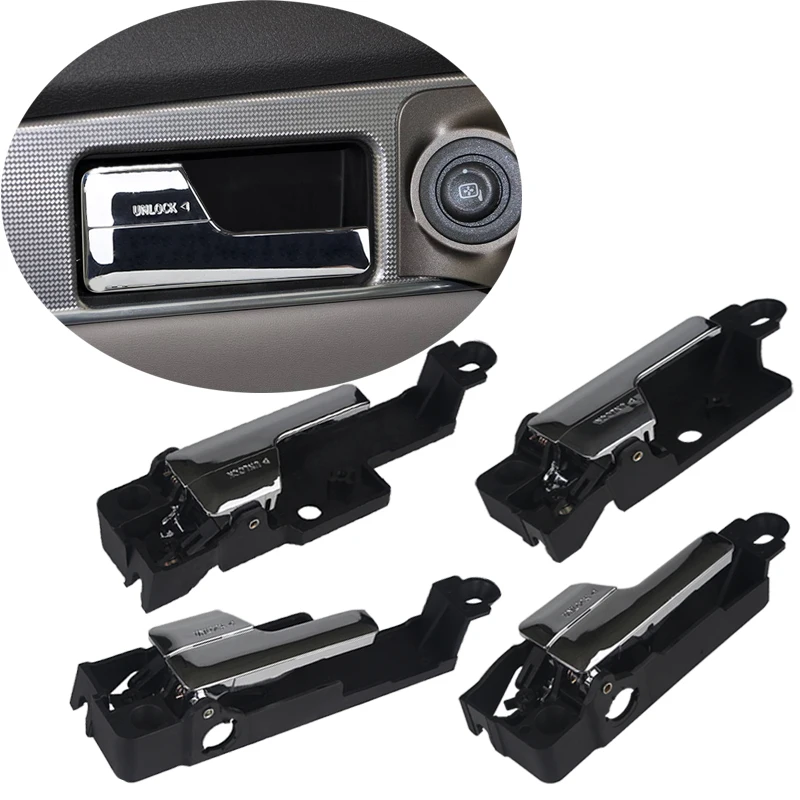 4 PCS For Ford Fusion Lincoln MKZ Zephyr Mercury Milan door inner door handle front and rear left and right interior handle bowl - Цвет: 4 PCS All-round set