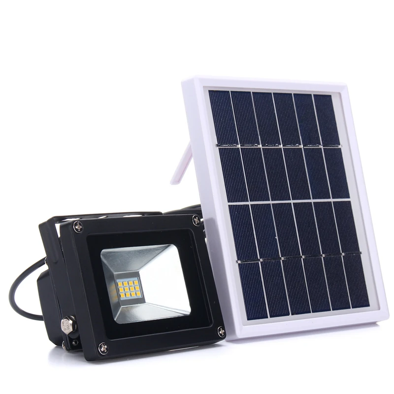 

Mising 12 LED Solar Panel Flood Light 2835 SMD Waterproof IP65 Solar Powered LED Floodlight Outdoor Garden Security Lamp 10W