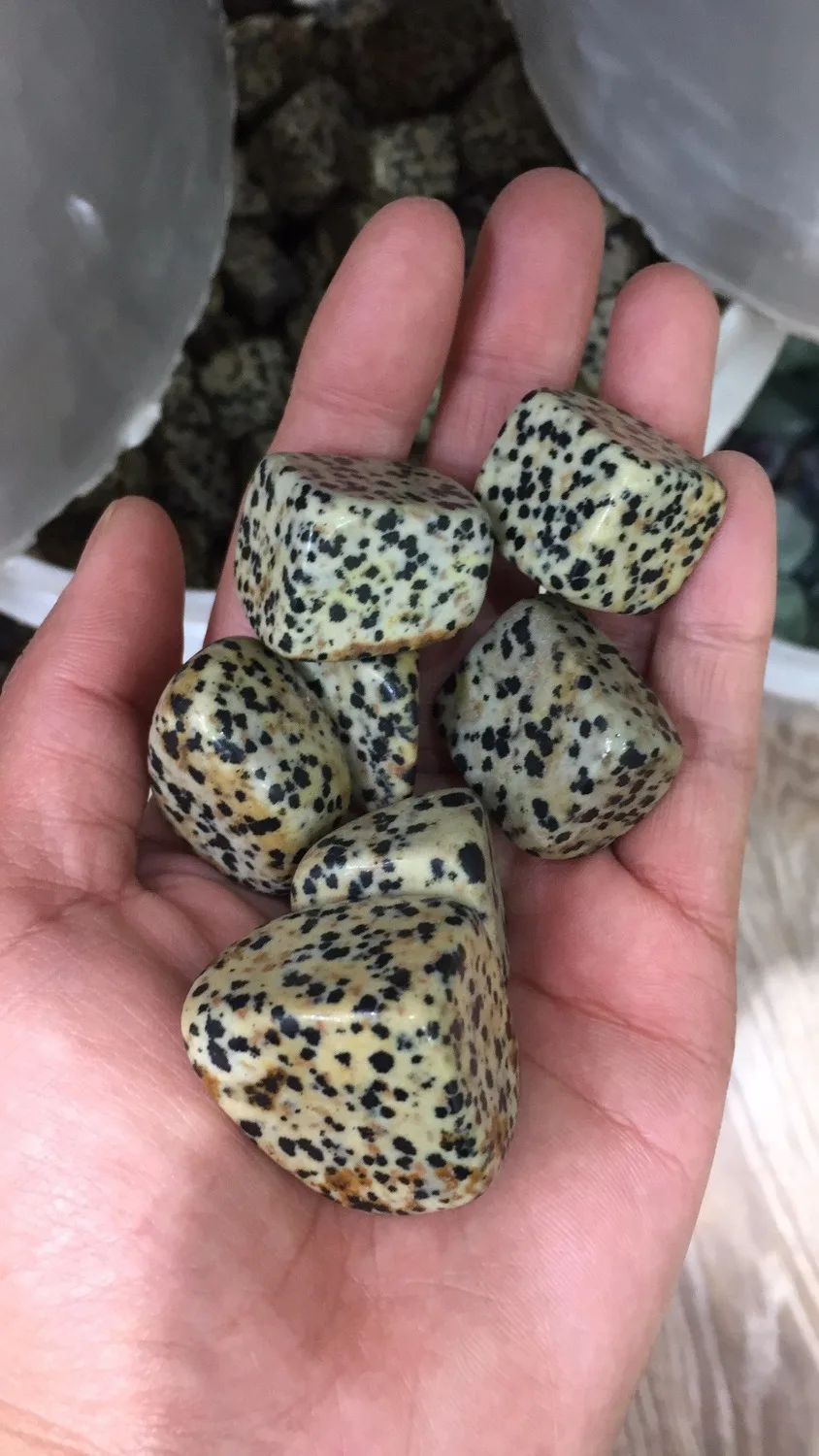 

1kg of 27 different natural tumble stones