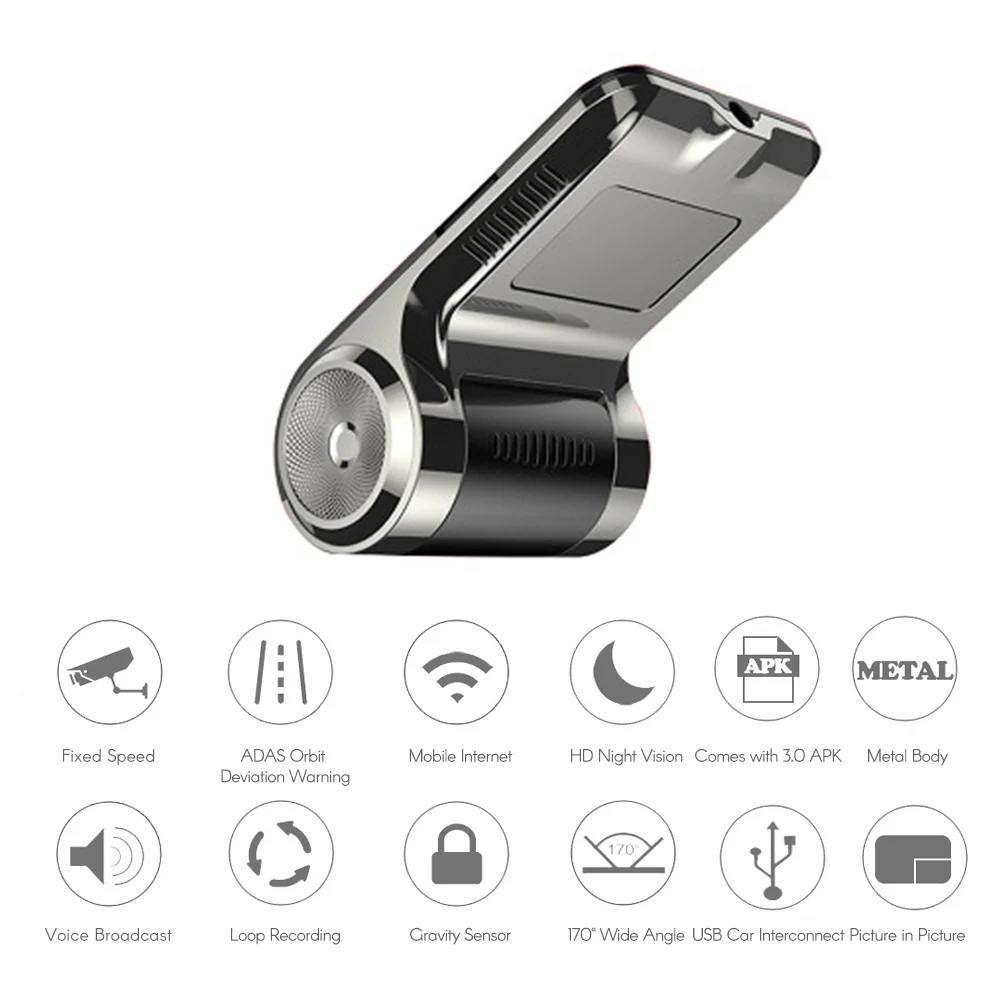 

New Arrival Dash Cam 1080P FHD Car DVR Camera Video Recorder ADAS G-sensor Mini Car DVR Camera Dashcam