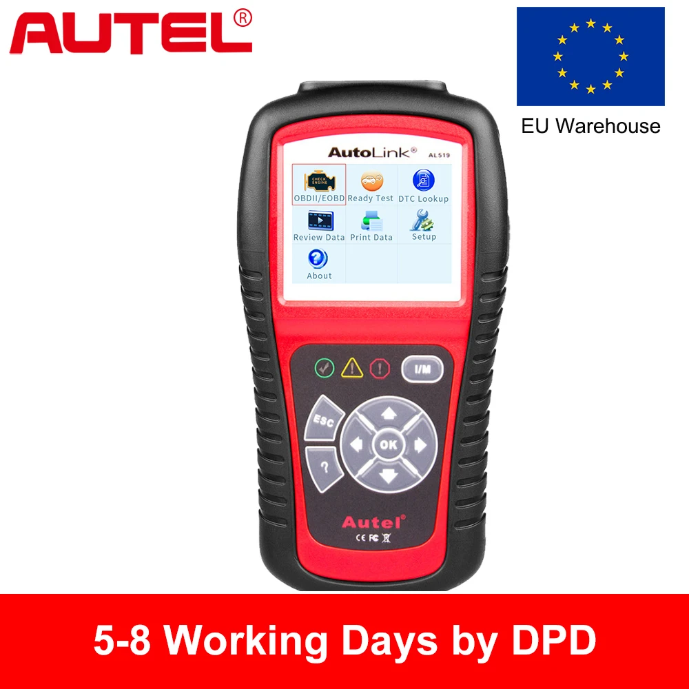 Autel Autolink AL519 автомобильный диагностический инструмент OBD2 сканер OBD 2 EOBD