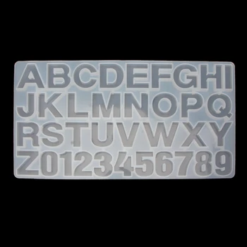 

36PCS Handmade Jewelry Making Tool Alphabet Letters Numbers DIY Silicone Mould