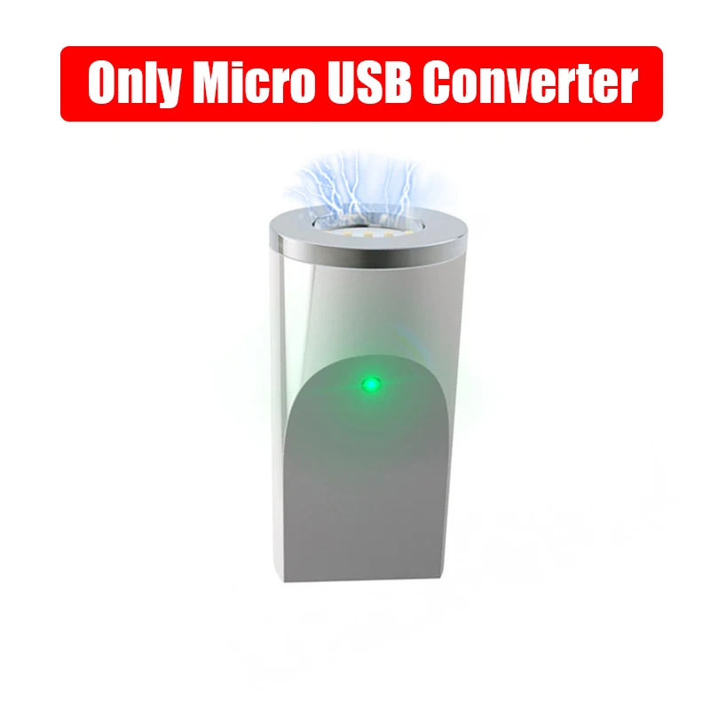 USB C Micro USB Magnetic Charging Data Adapter Converter for Huawei P20 P10 Samsung S9 S8 S7 HTC for Xiaomi Redmi smart phone - Цвет: sliver micro