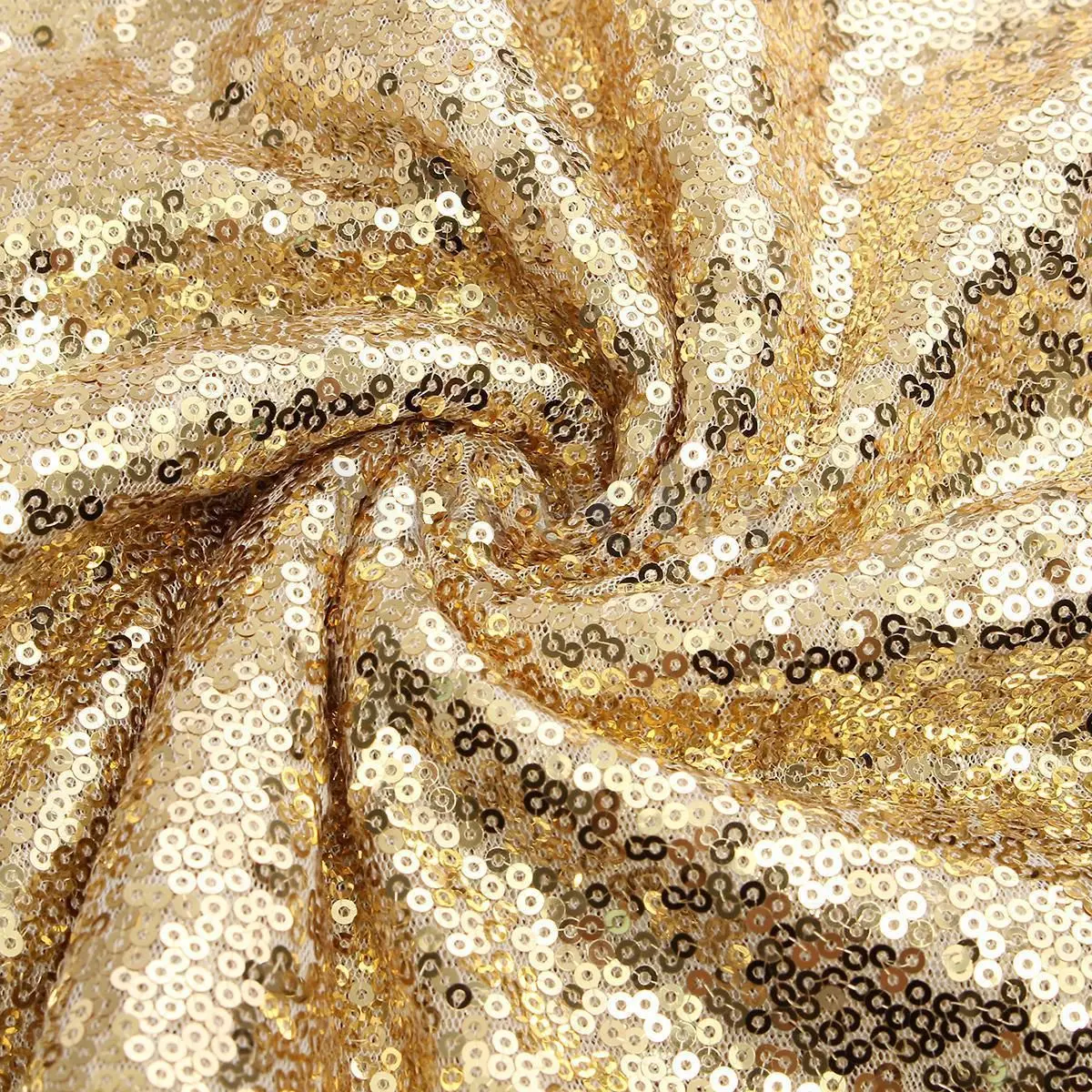 120*180cm Sequin Photo Backdrop Wedding Booth Photography Background Cloth Champagne Gold