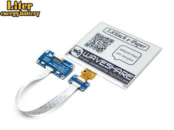 

Waveshare 5.83'' e-paper, 600x448,5.83 inch E-Ink display module,Display color:black,white.No backlight ,wide angle,SPI interace