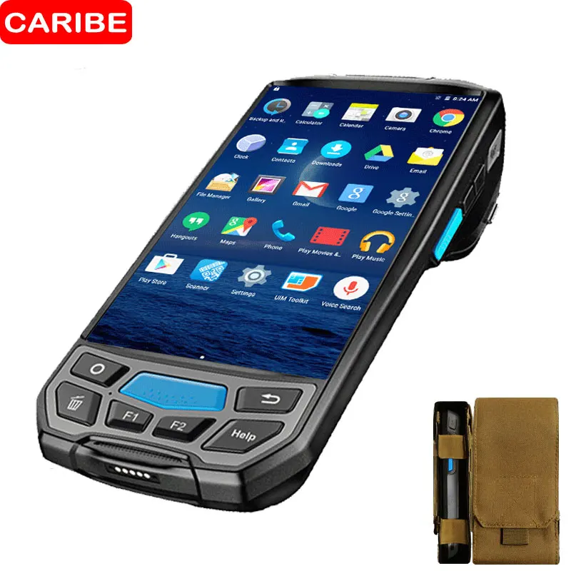 CARIBE индустрии КПК мобильный сканер штрих кодов портативный терминал NFC УВЧ ридер