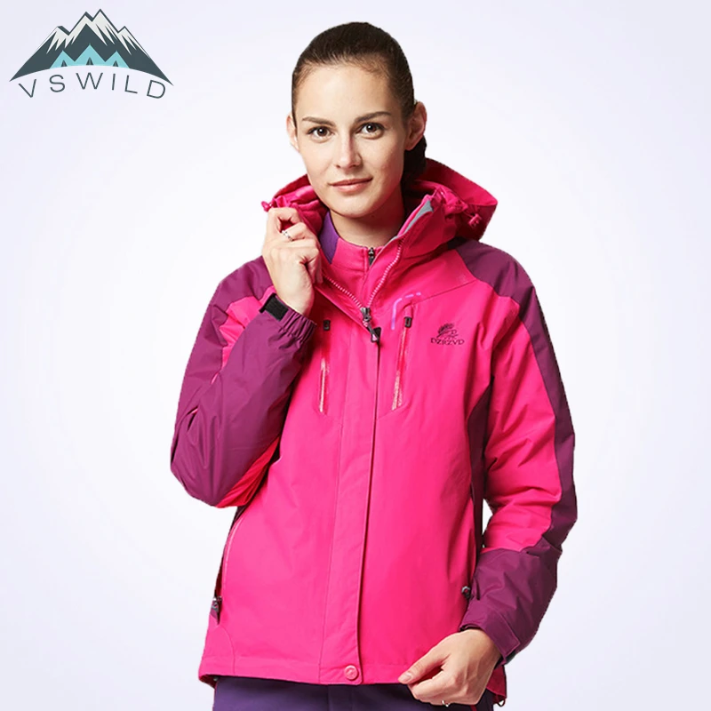 

Two Sets Of Assault Clothing Women Mountaineering Warm Windbreaker Outdoor Clothing Built in Thermometer Hiking Suit Warm Thick