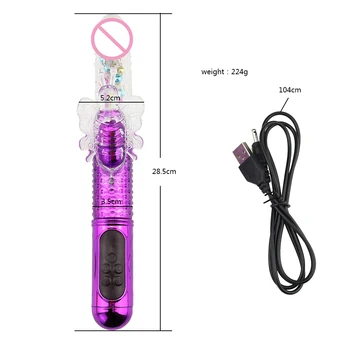 Man Nuo  USB Charge Bee G Spot Vibrator Pussy Vagina Clitoris Stimulator Women Sex Toy Waterproof Female Masturbator Massager 4