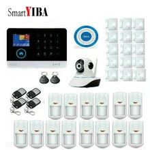 SmartYIBA беспроводная Wi-Fi 3g сигнализация Охранная домашняя дверная сигнализация для дома DIY комплект приложение управление IOS Android смартфон
