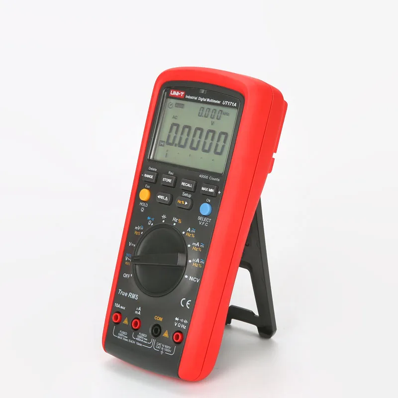 

UNI-T UT171A Digital Multimeter LCD Display Electric True RMS Auto Range Voltmeter AC DC Ohm 1000V Current Voltage Testers