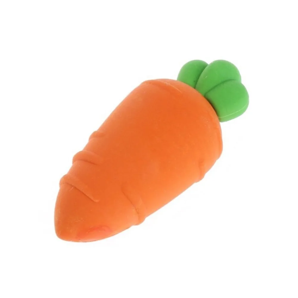 3 шт. милые Морковные карандаши ластики мультфильм резиновые ластики для рисования студенческие канцелярские принадлежности Школьные офисные принадлежности Детские игрушки