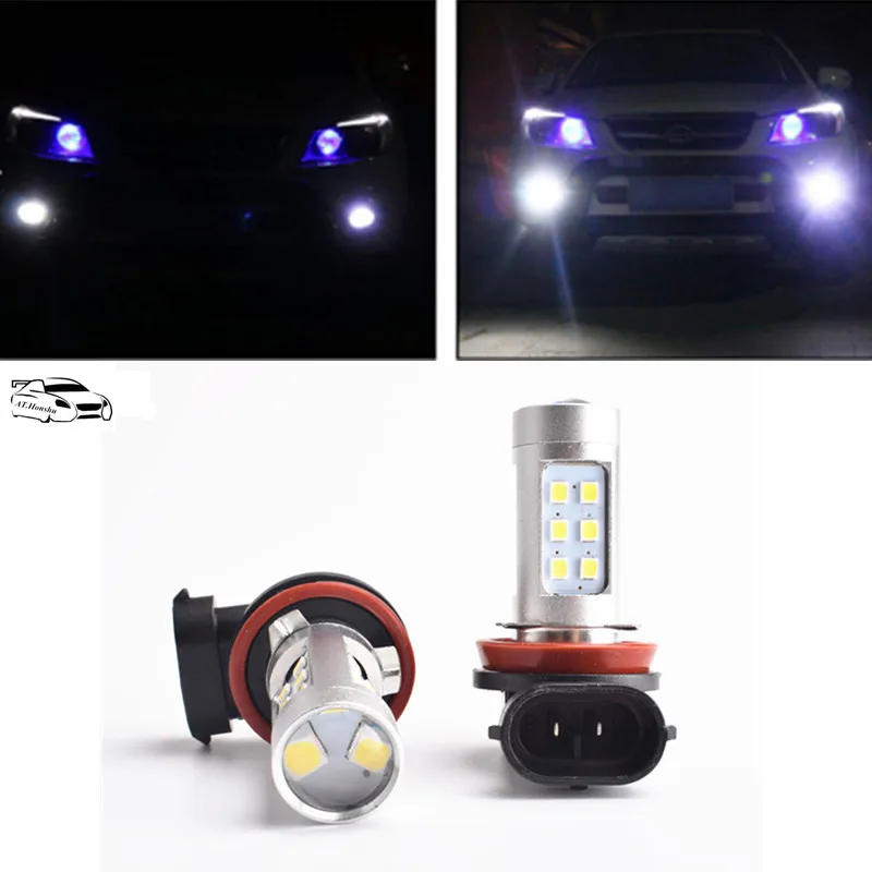 

2x H8 H11 Fog Light High Power Canbus Error Free LED Car Auto Bulb Lamp For Peugeot 307 206 301 207 2008 508 4008 3008 308 408