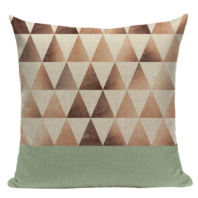 Geometric Tropical Pillow cushion Teal Blue Pillows Decorate Modern Turquoise Green decorative pillow vintage cushion covers