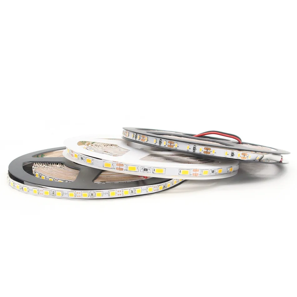 DC 12 V Светодиодная лента 5 м 300 светодиодный 600 SMD 2835 3014 5630 не Водонепроницаемый мм