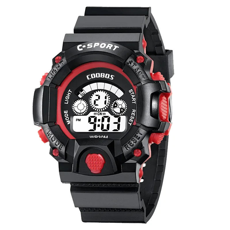 Multi-function Waterproof Student Sports Watch Children Watch Digital Watches Luminous The Boy Girl afbeelding