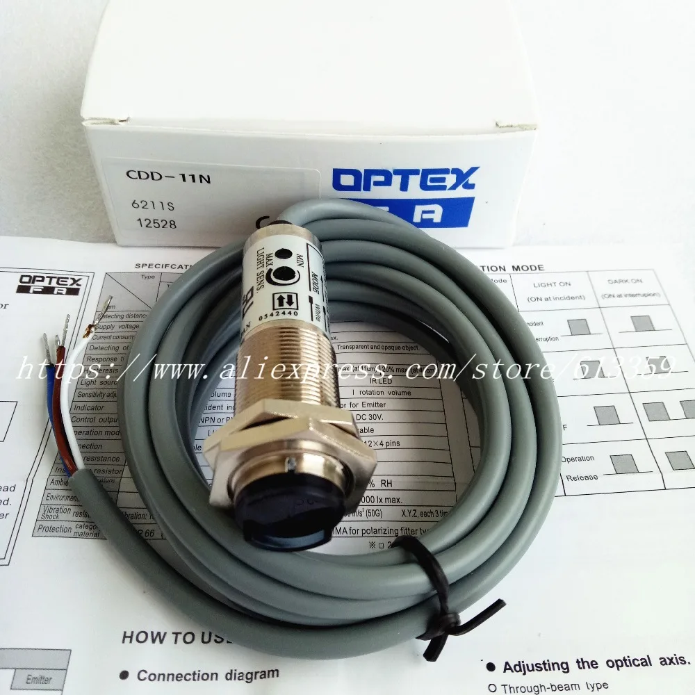 2 шт. CDD-11N CDD-11P SICK OPTEX NO+ NC M18 фотоэлектрический датчик высокого качества