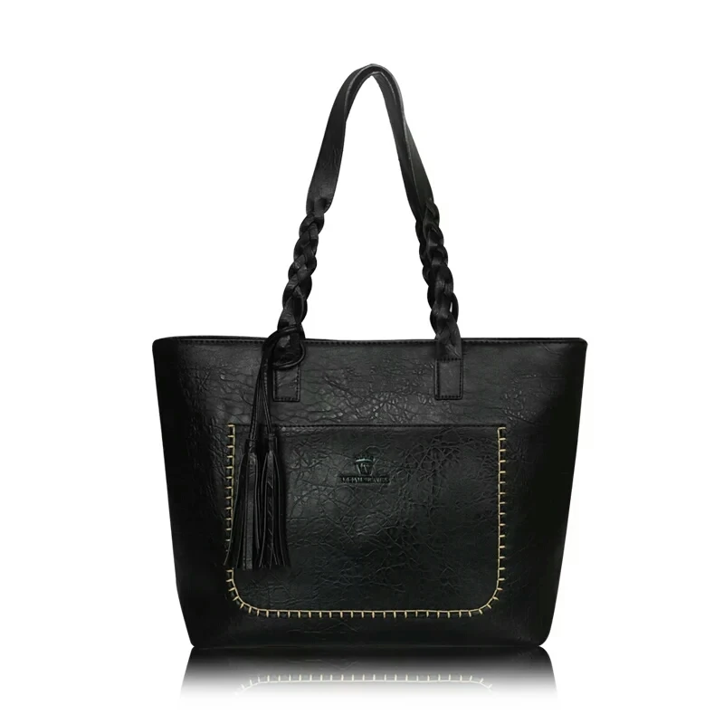 

NEW Large Capacity Women Bags Shoulder Tote Bags bolsos New Women Messenger Bags With Tassel Famous Designers Leather Handbags