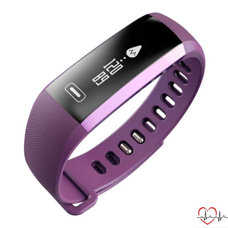 

Outdoor sports smart bracelet R5 blood pressure heart rate measurement Bluetooth pedometer information to remind smart bracelet