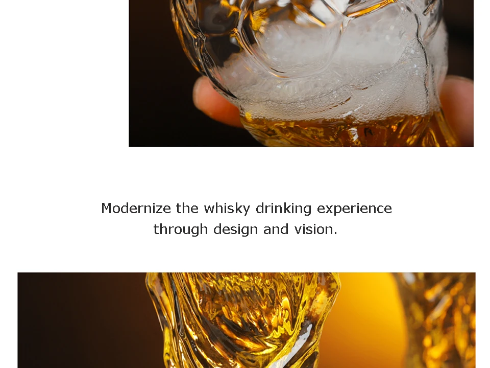 Creative Transparent Beer Mug Wine Whiskey Glass Crystal Skeleton Water Cup Mug For Coffee Milk Tea Cup Drinkware Small Size