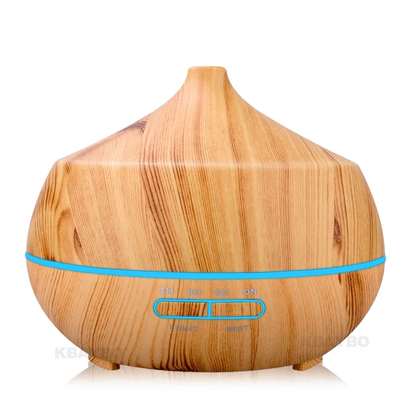 400ml Ultrasonic Air Humidifier Aroma Essential Oil Diffuser with 4 Timer Settings 7 Color Changing LED lamp Whole House Humidi