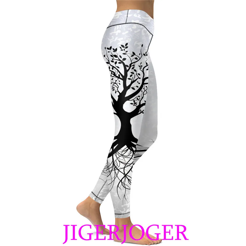tree of life white yoga legging (2)_