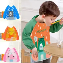 Детский нагрудник с героями мультфильмов, водостойкая накидка, EVA, детское полотенце для рисования, слюнявчик